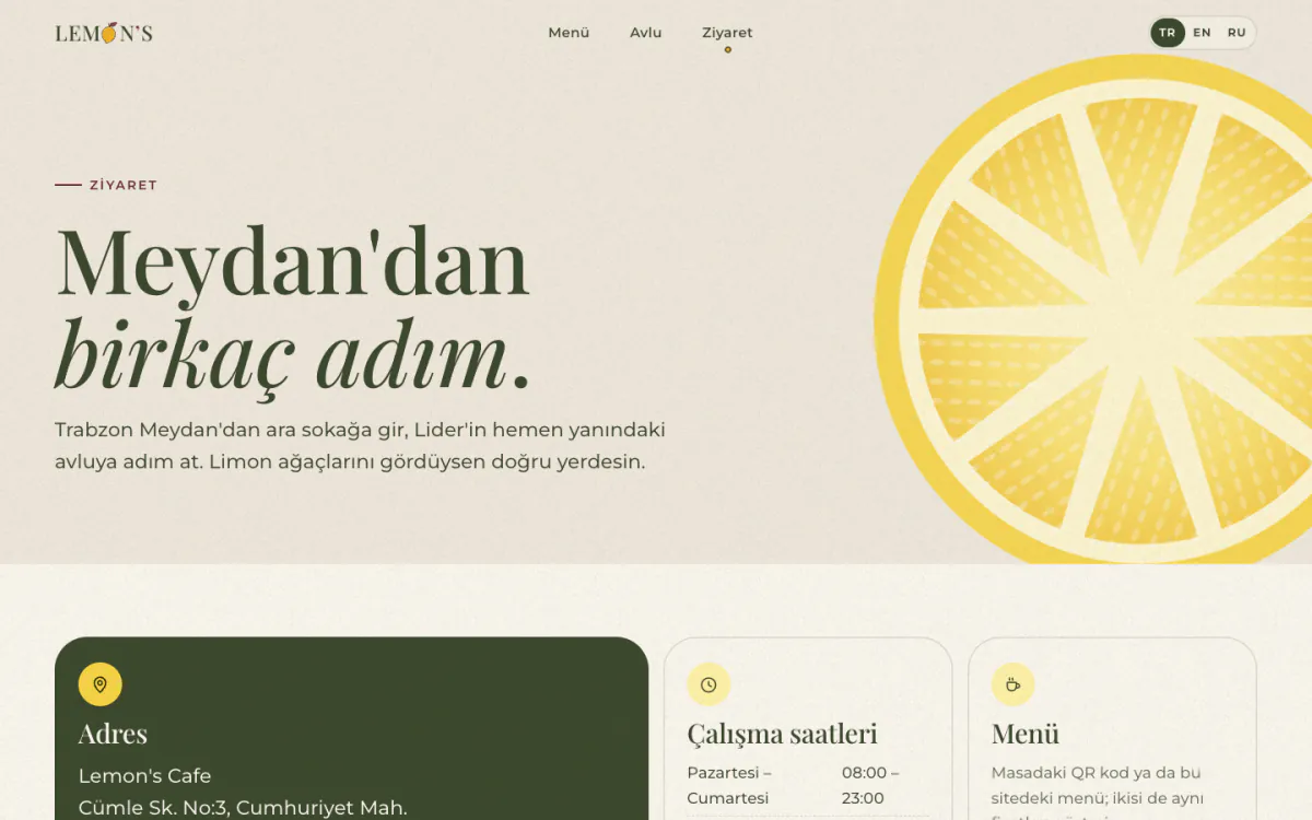 Lemon's Coffee — Visit